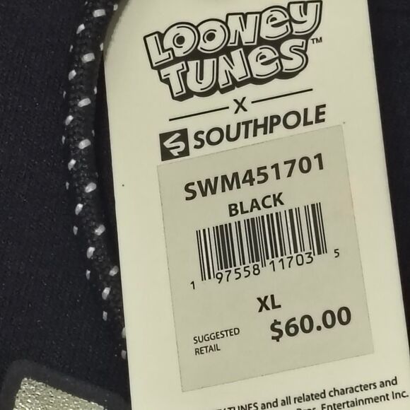 Looney-tunes Men's Black Hoodie - Picture 4 of 4